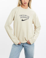 Vintage, Nike, Sweatshirt, The Real Deal, size extra small, colour Beige, newtown, sydney, australia, thrift store, opshop, preloved, secondhand, sustainable, retro, antique, 70s, 80s, 90s, 2000s, 00s, fashion, clothing, streetwear, trendy, garment, style, boutique, store, shop, archive, sale, cheap, best, top, Sweats and hoodies