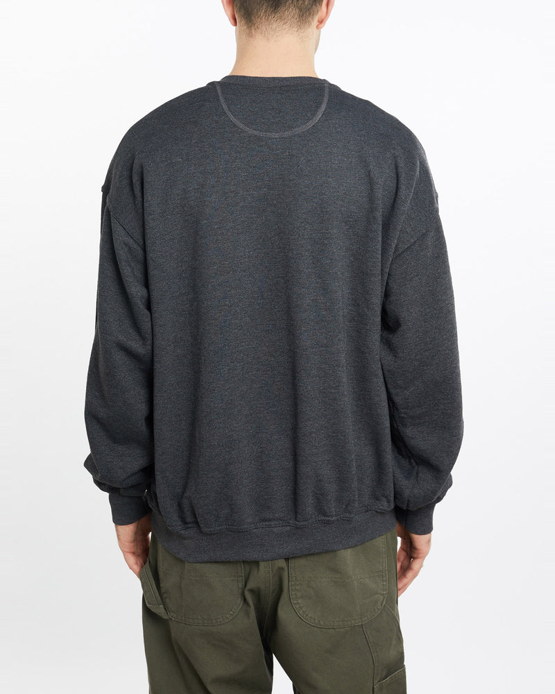 Vintage, 90s, Blank, Russell, Athletic, Sweatshirt, The Real Deal, size extra large, colour Grey, newtown, sydney, australia, thrift store, opshop, preloved, secondhand, sustainable, retro, antique, 70s, 80s, 90s, 2000s, 00s, fashion, clothing, streetwear, trendy, garment, style, boutique, store, shop, archive, sale, cheap, best, top, Sweats and hoodies