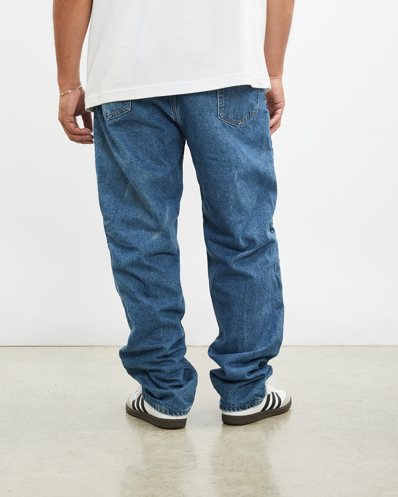 Vintage Carhartt 'Flannel Lined' Denim Jeans <br>38" , The Real Deal , newtown, sydney, australia, thrift store, opshop, preloved, secondhand, sustainable, retro, antique, 70s, 80s, 90s, 2000s, 00s, fashion, clothing, streetwear, trendy, garment, style, boutique, store, shop, archive, sale, cheap, best, top