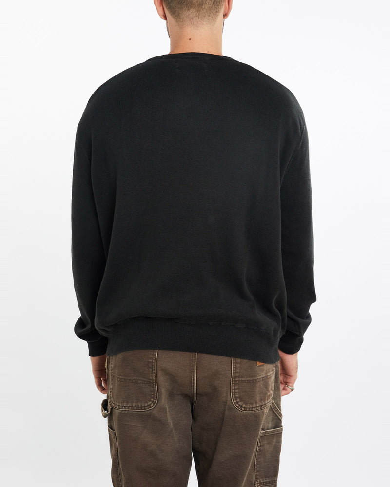 Vintage, 90s, Polo, Ralph, Lauren, Knitted, Sweater, The Real Deal, size extra large, colour Black, newtown, sydney, australia, thrift store, opshop, preloved, secondhand, sustainable, retro, antique, 70s, 80s, 90s, 2000s, 00s, fashion, clothing, streetwear, trendy, garment, style, boutique, store, shop, archive, sale, cheap, best, top, Sweats and hoodies