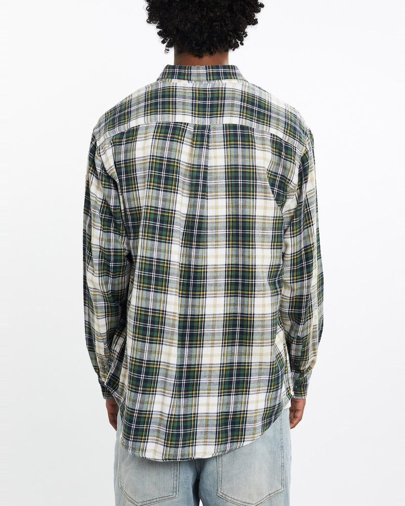 Vintage, 90s, Polo, Ralph, Lauren, Flannelette, Button, Up, Shirt, The Real Deal, size large, colour Multicolour, newtown, sydney, australia, thrift store, opshop, preloved, secondhand, sustainable, retro, antique, 70s, 80s, 90s, 2000s, 00s, fashion, clothing, streetwear, trendy, garment, style, boutique, store, shop, archive, sale, cheap, best, top, Shirts