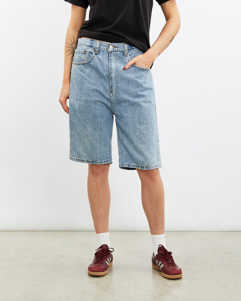 Vintage, Levi's, 511, Denim, Shorts, The Real Deal, size 31", colour Blue, newtown, sydney, australia, thrift store, opshop, preloved, secondhand, sustainable, retro, antique, 70s, 80s, 90s, 2000s, 00s, fashion, clothing, streetwear, trendy, garment, style, boutique, store, shop, archive, sale, cheap, best, top, Shorts