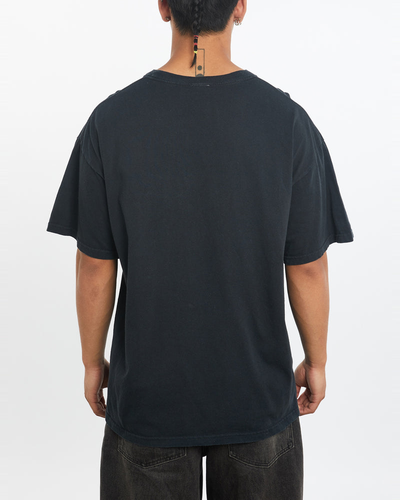 Vintage 90s NFL Pittsburgh Steelers 'Jack Lambert' Tee <br>L , The Real Deal , newtown, sydney, australia, thrift store, opshop, preloved, secondhand, sustainable, retro, antique, 70s, 80s, 90s, 2000s, 00s, fashion, clothing, streetwear, trendy, garment, style, boutique, store, shop, archive, sale, cheap, best, top