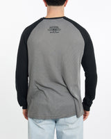 Vintage, Harley, Davidson, Long, Sleeve, Thermal, Tee, The Real Deal, size extra large, colour Multicolour, newtown, sydney, australia, thrift store, opshop, preloved, secondhand, sustainable, retro, antique, 70s, 80s, 90s, 2000s, 00s, fashion, clothing, streetwear, trendy, garment, style, boutique, store, shop, archive, sale, cheap, best, top, T-Shirts