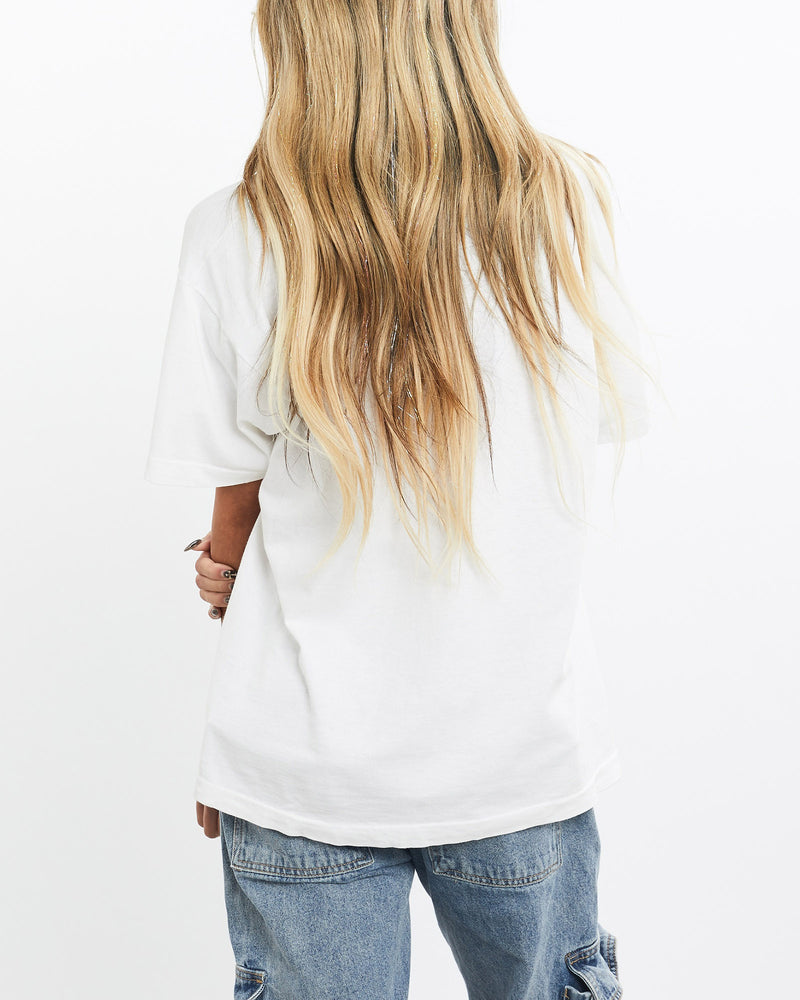 Vintage, 1992, NBA, Portland, Trail, Blazers, Tee, The Real Deal, size small, colour White, newtown, sydney, australia, thrift store, opshop, preloved, secondhand, sustainable, retro, antique, 70s, 80s, 90s, 2000s, 00s, fashion, clothing, streetwear, trendy, garment, style, boutique, store, shop, archive, sale, cheap, best, top, T-Shirts