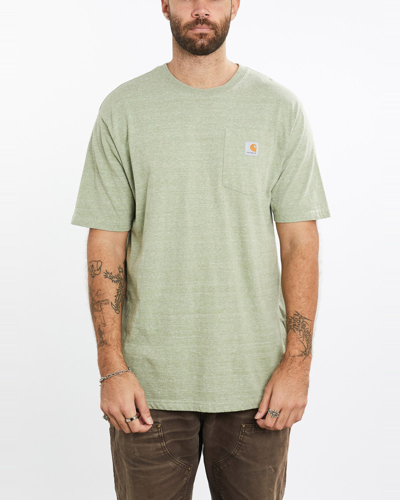 Vintage, Carhartt, Pocket, Tee, The Real Deal, size extra large, colour Green, newtown, sydney, australia, thrift store, opshop, preloved, secondhand, sustainable, retro, antique, 70s, 80s, 90s, 2000s, 00s, fashion, clothing, streetwear, trendy, garment, style, boutique, store, shop, archive, sale, cheap, best, top, T-Shirts