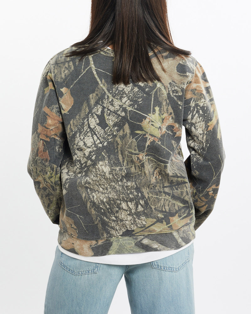 Vintage, 90s, Realtree, Camo, Sweatshirt, The Real Deal, size double extra small, colour Multicolour, newtown, sydney, australia, thrift store, opshop, preloved, secondhand, sustainable, retro, antique, 70s, 80s, 90s, 2000s, 00s, fashion, clothing, streetwear, trendy, garment, style, boutique, store, shop, archive, sale, cheap, best, top, Sweats and hoodies