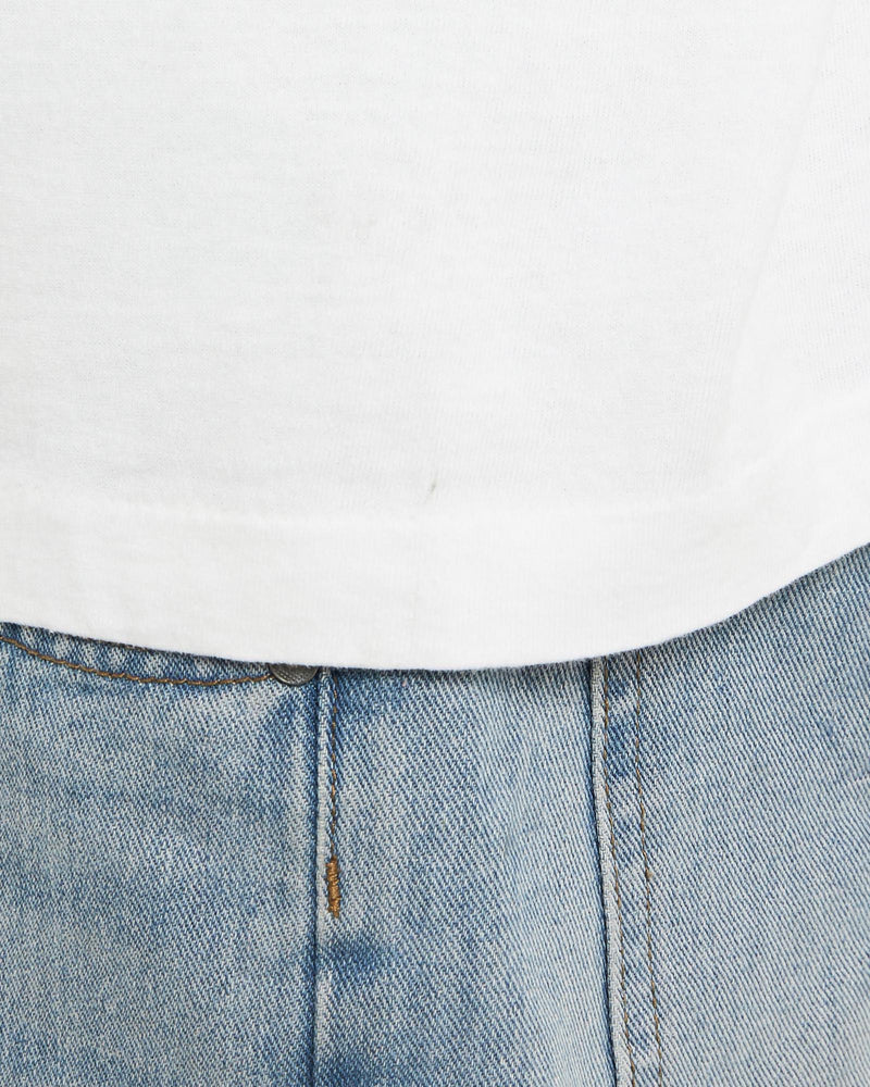 Vintage, 1995, No, Fear, Skate, Tee, The Real Deal, size large, colour White, newtown, sydney, australia, thrift store, opshop, preloved, secondhand, sustainable, retro, antique, 70s, 80s, 90s, 2000s, 00s, fashion, clothing, streetwear, trendy, garment, style, boutique, store, shop, archive, sale, cheap, best, top, T-Shirts