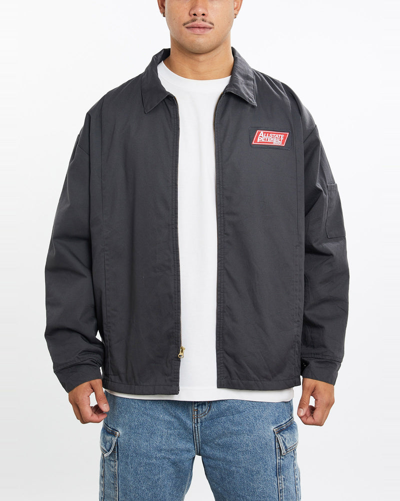 Vintage, Mechanic, Jacket, The Real Deal, size extra large, colour Grey, newtown, sydney, australia, thrift store, opshop, preloved, secondhand, sustainable, retro, antique, 70s, 80s, 90s, 2000s, 00s, fashion, clothing, streetwear, trendy, garment, style, boutique, store, shop, archive, sale, cheap, best, top, Jackets