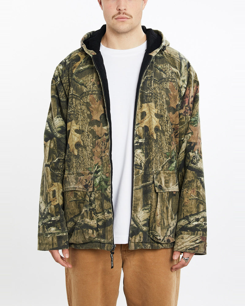 Vintage, Mossy, Oak, Realtree, Camo, Jacket, The Real Deal, size extra large, colour Multicolour, newtown, sydney, australia, thrift store, opshop, preloved, secondhand, sustainable, retro, antique, 70s, 80s, 90s, 2000s, 00s, fashion, clothing, streetwear, trendy, garment, style, boutique, store, shop, archive, sale, cheap, best, top, Jackets