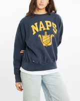 Vintage, 90s, NAPS, Sweatshirt, The Real Deal, size medium, colour Blue, newtown, sydney, australia, thrift store, opshop, preloved, secondhand, sustainable, retro, antique, 70s, 80s, 90s, 2000s, 00s, fashion, clothing, streetwear, trendy, garment, style, boutique, store, shop, archive, sale, cheap, best, top, Sweats and hoodies
