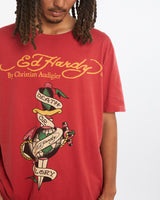 Vintage Ed Hardy by Christian Audigier Tee <br>L , The Real Deal , newtown, sydney, australia, thrift store, opshop, preloved, secondhand, sustainable, retro, antique, 70s, 80s, 90s, 2000s, 00s, fashion, clothing, streetwear, trendy, garment, style, boutique, store, shop, archive, sale, cheap, best, top