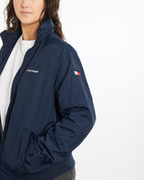 Vintage, Tommy, Hilfiger, Windbreaker, Jacket, The Real Deal, size medium, colour Navy, newtown, sydney, australia, thrift store, opshop, preloved, secondhand, sustainable, retro, antique, 70s, 80s, 90s, 2000s, 00s, fashion, clothing, streetwear, trendy, garment, style, boutique, store, shop, archive, sale, cheap, best, top, Jackets