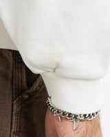 Vintage, Fox, Racing, Sweatshirt, The Real Deal, size extra large, colour White, newtown, sydney, australia, thrift store, opshop, preloved, secondhand, sustainable, retro, antique, 70s, 80s, 90s, 2000s, 00s, fashion, clothing, streetwear, trendy, garment, style, boutique, store, shop, archive, sale, cheap, best, top, Sweats and hoodies