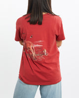 Vintage, Kangaroo, Wildlife, Tee, The Real Deal, size double extra small, colour Red, newtown, sydney, australia, thrift store, opshop, preloved, secondhand, sustainable, retro, antique, 70s, 80s, 90s, 2000s, 00s, fashion, clothing, streetwear, trendy, garment, style, boutique, store, shop, archive, sale, cheap, best, top, T-Shirts