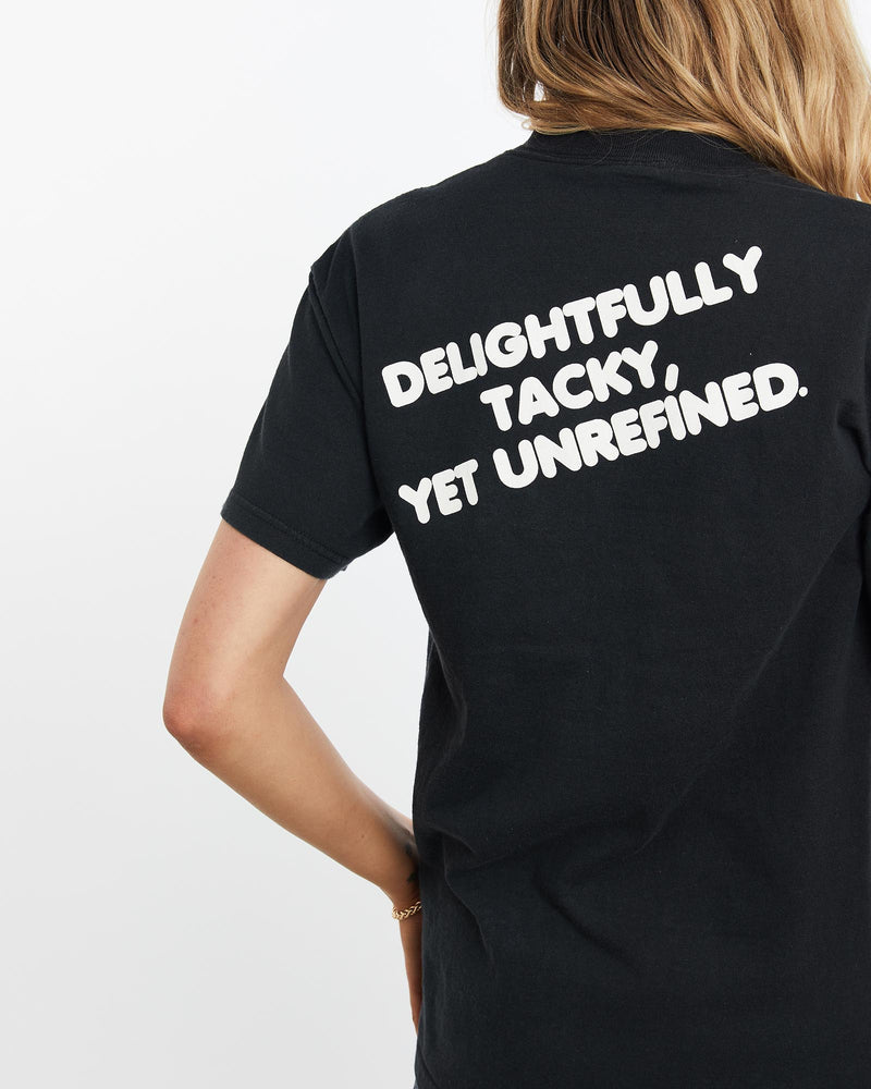 Vintage, 90s, Hooters, Tee, The Real Deal, size medium, colour Black, newtown, sydney, australia, thrift store, opshop, preloved, secondhand, sustainable, retro, antique, 70s, 80s, 90s, 2000s, 00s, fashion, clothing, streetwear, trendy, garment, style, boutique, store, shop, archive, sale, cheap, best, top, T-Shirts