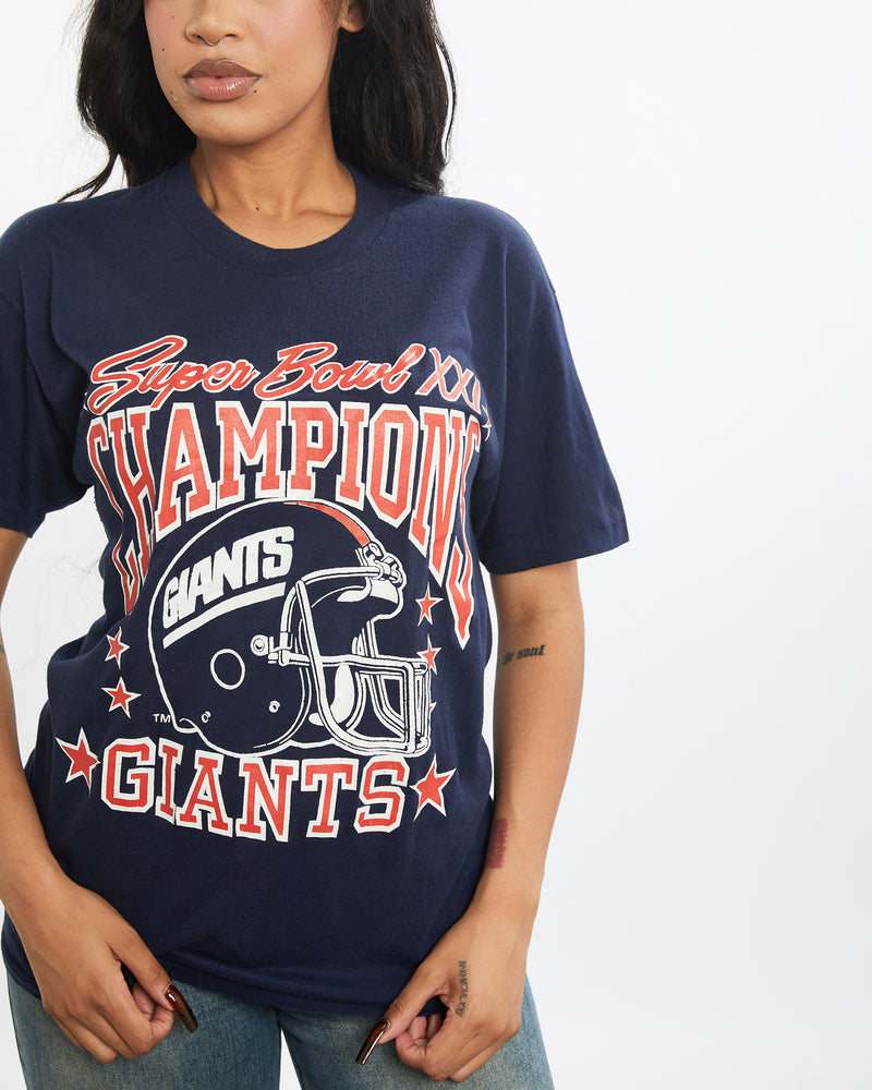 Vintage 1987 NFL New York Giants Super Bowl Tee <br>S , The Real Deal , newtown, sydney, australia, thrift store, opshop, preloved, secondhand, sustainable, retro, antique, 70s, 80s, 90s, 2000s, 00s, fashion, clothing, streetwear, trendy, garment, style, boutique, store, shop, archive, sale, cheap, best, top