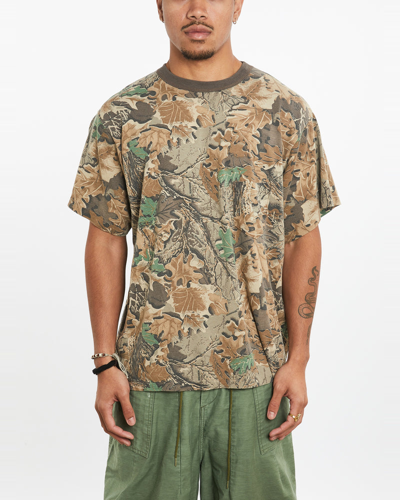 Vintage Realtree Camo Pocket Tee <br>XL , The Real Deal , newtown, sydney, australia, thrift store, opshop, preloved, secondhand, sustainable, retro, antique, 70s, 80s, 90s, 2000s, 00s, fashion, clothing, streetwear, trendy, garment, style, boutique, store, shop, archive, sale, cheap, best, top