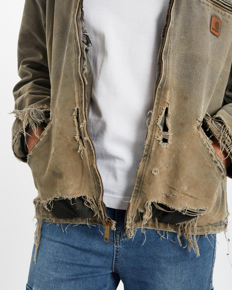 Vintage, Carhartt, Active', Jacket, The Real Deal, size medium, colour Grey, newtown, sydney, australia, thrift store, opshop, preloved, secondhand, sustainable, retro, antique, 70s, 80s, 90s, 2000s, 00s, fashion, clothing, streetwear, trendy, garment, style, boutique, store, shop, archive, sale, cheap, best, top, Jackets