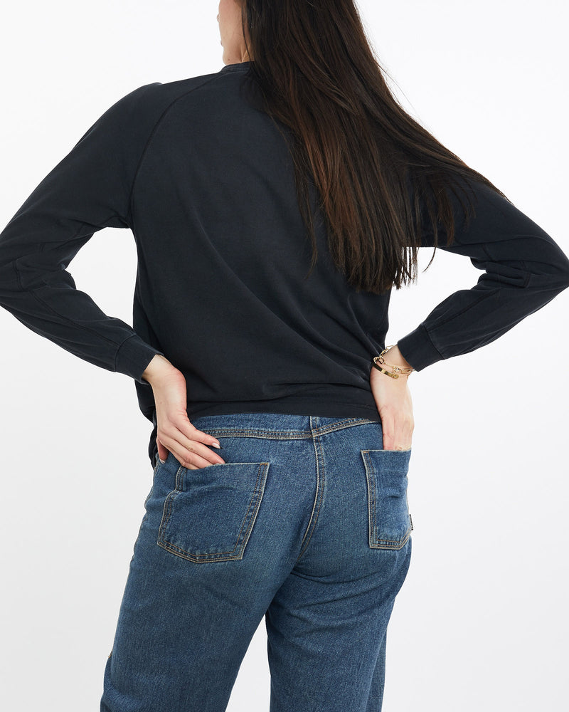 Vintage, Nike, Long, Sleeve, Tee, The Real Deal, size medium, colour Black, newtown, sydney, australia, thrift store, opshop, preloved, secondhand, sustainable, retro, antique, 70s, 80s, 90s, 2000s, 00s, fashion, clothing, streetwear, trendy, garment, style, boutique, store, shop, archive, sale, cheap, best, top, T-Shirts