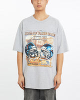 Vintage, NFL, Texans, vs, Giants, Tee, The Real Deal, size extra large, colour Grey, newtown, sydney, australia, thrift store, opshop, preloved, secondhand, sustainable, retro, antique, 70s, 80s, 90s, 2000s, 00s, fashion, clothing, streetwear, trendy, garment, style, boutique, store, shop, archive, sale, cheap, best, top, T-Shirts