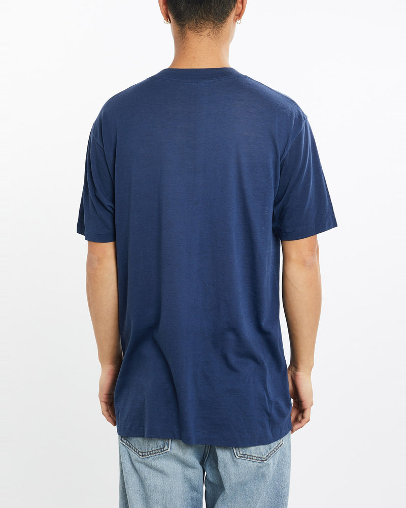 Vintage, 80s, Jim, Beam, Classic, Horse, Racing, Tee, The Real Deal, size large, colour Navy, newtown, sydney, australia, thrift store, opshop, preloved, secondhand, sustainable, retro, antique, 70s, 80s, 90s, 2000s, 00s, fashion, clothing, streetwear, trendy, garment, style, boutique, store, shop, archive, sale, cheap, best, top, T-Shirts