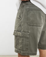 Vintage, Wrangler, Cargo, Shorts, The Real Deal, size 33", colour Grey, newtown, sydney, australia, thrift store, opshop, preloved, secondhand, sustainable, retro, antique, 70s, 80s, 90s, 2000s, 00s, fashion, clothing, streetwear, trendy, garment, style, boutique, store, shop, archive, sale, cheap, best, top, Shorts