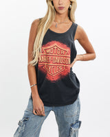 Vintage, 1992, Harley, Davidson, Tank, The Real Deal, size small, colour Black, newtown, sydney, australia, thrift store, opshop, preloved, secondhand, sustainable, retro, antique, 70s, 80s, 90s, 2000s, 00s, fashion, clothing, streetwear, trendy, garment, style, boutique, store, shop, archive, sale, cheap, best, top, T-Shirts