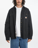 Vintage 90s Carhartt Flannel Lined Button Up Shirt <br>XXL , The Real Deal , newtown, sydney, australia, thrift store, opshop, preloved, secondhand, sustainable, retro, antique, 70s, 80s, 90s, 2000s, 00s, fashion, clothing, streetwear, trendy, garment, style, boutique, store, shop, archive, sale, cheap, best, top