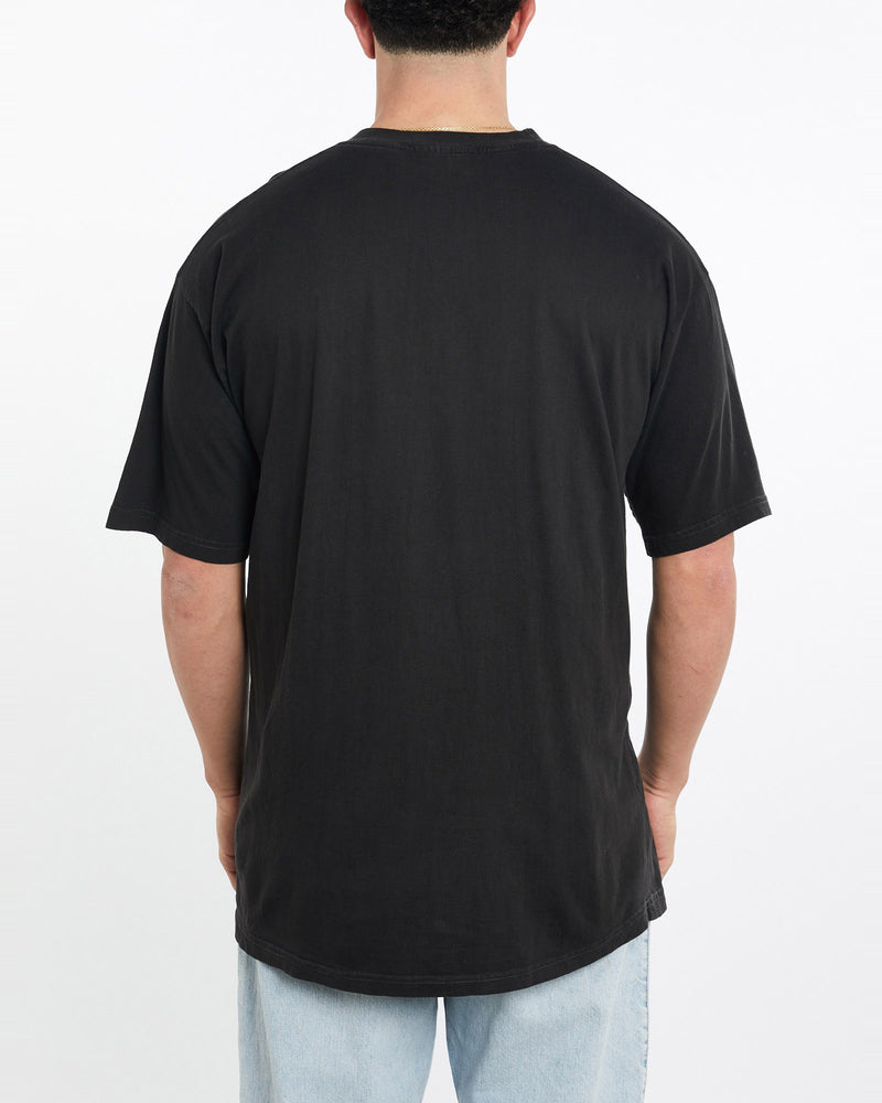 Vintage, 1992, NFL, Los, Angeles, Raiders, Tee, The Real Deal, size double extra large, colour Black, newtown, sydney, australia, thrift store, opshop, preloved, secondhand, sustainable, retro, antique, 70s, 80s, 90s, 2000s, 00s, fashion, clothing, streetwear, trendy, garment, style, boutique, store, shop, archive, sale, cheap, best, top, T-Shirts