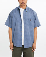 Vintage, 90s, Polo, Ralph, Lauren, Short, Sleeve, Button, Up, Shirt, The Real Deal, size large, colour Blue, newtown, sydney, australia, thrift store, opshop, preloved, secondhand, sustainable, retro, antique, 70s, 80s, 90s, 2000s, 00s, fashion, clothing, streetwear, trendy, garment, style, boutique, store, shop, archive, sale, cheap, best, top, Shirts