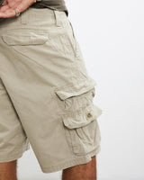 Vintage, Lee, Cargo, Shorts, The Real Deal, size 36", colour Beige, newtown, sydney, australia, thrift store, opshop, preloved, secondhand, sustainable, retro, antique, 70s, 80s, 90s, 2000s, 00s, fashion, clothing, streetwear, trendy, garment, style, boutique, store, shop, archive, sale, cheap, best, top, Shorts