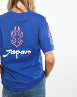 Vintage, 1996, Japan, National, Team, Soccer, Tee, The Real Deal, size medium, colour Blue, newtown, sydney, australia, thrift store, opshop, preloved, secondhand, sustainable, retro, antique, 70s, 80s, 90s, 2000s, 00s, fashion, clothing, streetwear, trendy, garment, style, boutique, store, shop, archive, sale, cheap, best, top, T-Shirts