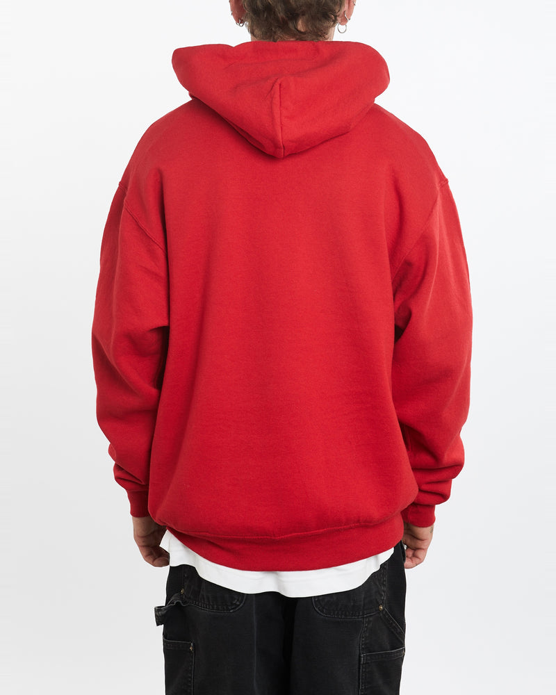 Vintage NCAA Wisconsin Badgers Hooded Sweatshirt <br>L , The Real Deal , newtown, sydney, australia, thrift store, opshop, preloved, secondhand, sustainable, retro, antique, 70s, 80s, 90s, 2000s, 00s, fashion, clothing, streetwear, trendy, garment, style, boutique, store, shop, archive, sale, cheap, best, top