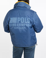 Vintage, Ralph, Lauren, Polo, Jeans, Co., Reversible, Puffer, Jacket, The Real Deal, size medium, colour Yellow, newtown, sydney, australia, thrift store, opshop, preloved, secondhand, sustainable, retro, antique, 70s, 80s, 90s, 2000s, 00s, fashion, clothing, streetwear, trendy, garment, style, boutique, store, shop, archive, sale, cheap, best, top, Jackets