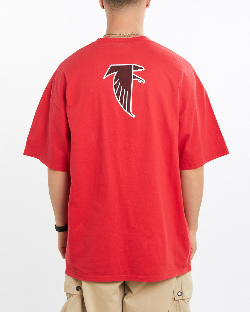 Vintage, 90s, Coca, Cola, NFL, Atlanta, Falcons, Tee, The Real Deal, size extra large, colour Red, newtown, sydney, australia, thrift store, opshop, preloved, secondhand, sustainable, retro, antique, 70s, 80s, 90s, 2000s, 00s, fashion, clothing, streetwear, trendy, garment, style, boutique, store, shop, archive, sale, cheap, best, top, T-Shirts