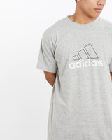 Vintage, 90s, Adidas, Tee, The Real Deal, size large, colour Grey, newtown, sydney, australia, thrift store, opshop, preloved, secondhand, sustainable, retro, antique, 70s, 80s, 90s, 2000s, 00s, fashion, clothing, streetwear, trendy, garment, style, boutique, store, shop, archive, sale, cheap, best, top, T-Shirts