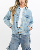 Vintage, Lee, Denim, Jacket, The Real Deal, size extra small, colour Blue, newtown, sydney, australia, thrift store, opshop, preloved, secondhand, sustainable, retro, antique, 70s, 80s, 90s, 2000s, 00s, fashion, clothing, streetwear, trendy, garment, style, boutique, store, shop, archive, sale, cheap, best, top, Jackets
