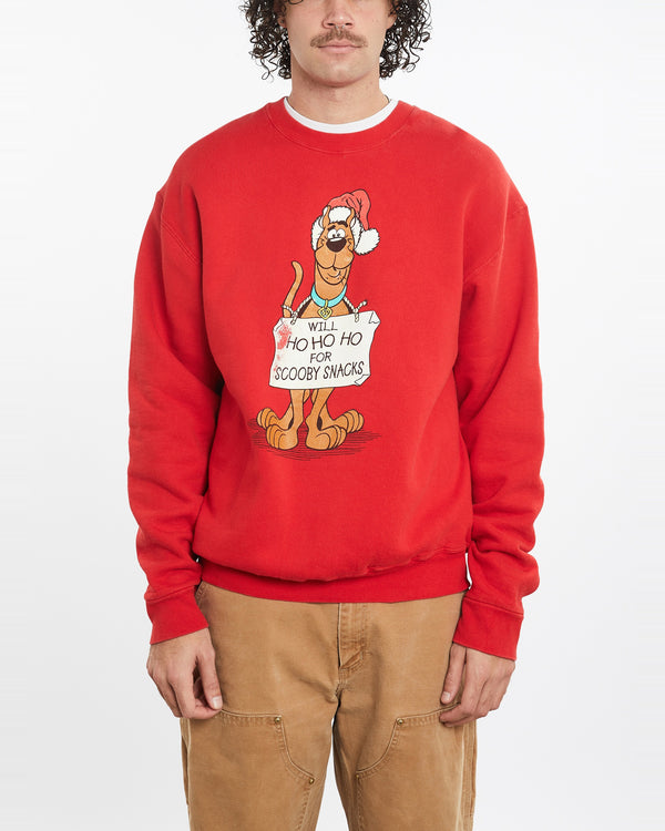 Vintage 1997 Scooby Doo Christmas Sweatshirt <br>XL , The Real Deal , newtown, sydney, australia, thrift store, opshop, preloved, secondhand, sustainable, retro, antique, 70s, 80s, 90s, 2000s, 00s, fashion, clothing, streetwear, trendy, garment, style, boutique, store, shop, archive, sale, cheap, best, top