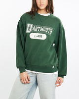 Vintage, 90s, Russell, Athletic, Dartmouth, College, Sweatshirt, The Real Deal, size medium, colour Green, newtown, sydney, australia, thrift store, opshop, preloved, secondhand, sustainable, retro, antique, 70s, 80s, 90s, 2000s, 00s, fashion, clothing, streetwear, trendy, garment, style, boutique, store, shop, archive, sale, cheap, best, top, Sweats and hoodies