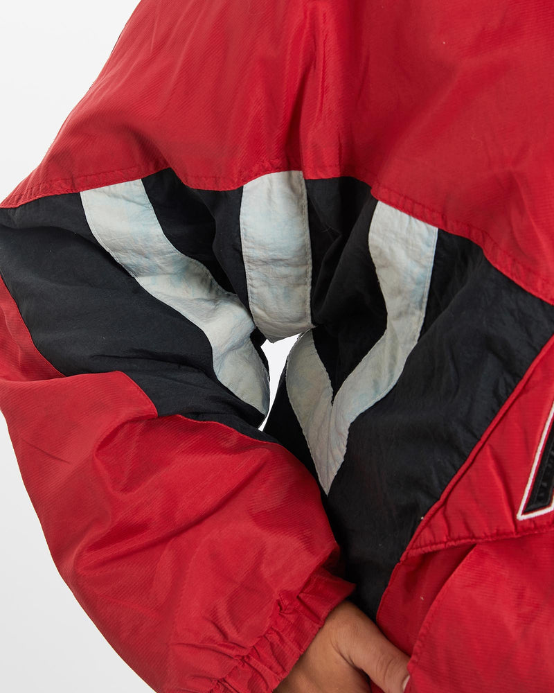 Vintage, 90s, Starter, NHL, Detroit, Red, Wings, Jacket, The Real Deal, size medium, colour Multicolour, newtown, sydney, australia, thrift store, opshop, preloved, secondhand, sustainable, retro, antique, 70s, 80s, 90s, 2000s, 00s, fashion, clothing, streetwear, trendy, garment, style, boutique, store, shop, archive, sale, cheap, best, top, Jackets