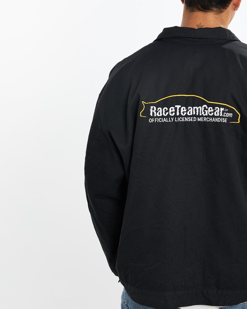 Vintage, Mechanic, Jacket, The Real Deal, size double extra large, colour Black, newtown, sydney, australia, thrift store, opshop, preloved, secondhand, sustainable, retro, antique, 70s, 80s, 90s, 2000s, 00s, fashion, clothing, streetwear, trendy, garment, style, boutique, store, shop, archive, sale, cheap, best, top, Jackets