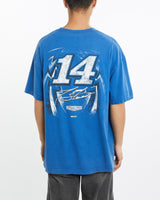 Vintage, Tony, Stewart, NASCAR, Racing, Tee, The Real Deal, size large, colour Blue, newtown, sydney, australia, thrift store, opshop, preloved, secondhand, sustainable, retro, antique, 70s, 80s, 90s, 2000s, 00s, fashion, clothing, streetwear, trendy, garment, style, boutique, store, shop, archive, sale, cheap, best, top, T-Shirts