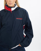 Vintage, 90s, Tommy, Hilfiger, Windbreaker, Jacket, The Real Deal, size medium, colour Navy, newtown, sydney, australia, thrift store, opshop, preloved, secondhand, sustainable, retro, antique, 70s, 80s, 90s, 2000s, 00s, fashion, clothing, streetwear, trendy, garment, style, boutique, store, shop, archive, sale, cheap, best, top, Jackets