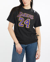 Vintage, Adidas, NBA, Los, Angeles, Lakers, Kobe, Bryant, Tee, The Real Deal, size medium, colour Black, newtown, sydney, australia, thrift store, opshop, preloved, secondhand, sustainable, retro, antique, 70s, 80s, 90s, 2000s, 00s, fashion, clothing, streetwear, trendy, garment, style, boutique, store, shop, archive, sale, cheap, best, top, T-Shirts