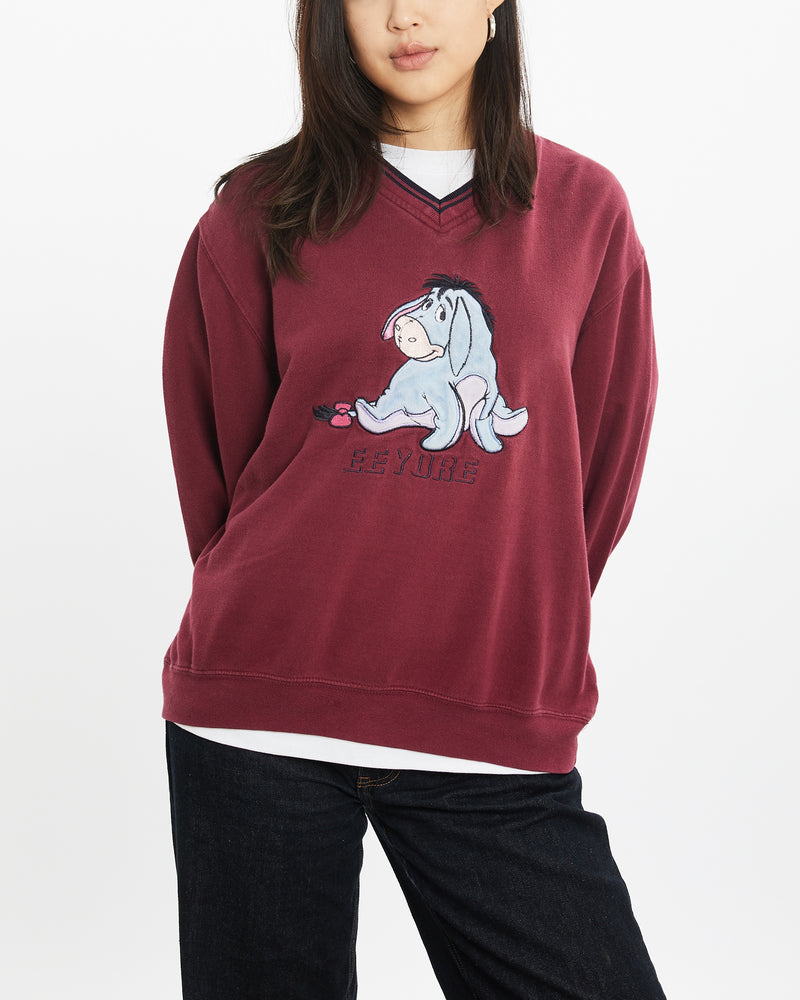 Vintage Disney Winnie The Pooh Eeyore Sweatshirt <br>S , The Real Deal , newtown, sydney, australia, thrift store, opshop, preloved, secondhand, sustainable, retro, antique, 70s, 80s, 90s, 2000s, 00s, fashion, clothing, streetwear, trendy, garment, style, boutique, store, shop, archive, sale, cheap, best, top