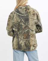 Vintage, Realtree, Camo, Quarter, Zip, Sweatshirt, The Real Deal, size extra small, colour Green, newtown, sydney, australia, thrift store, opshop, preloved, secondhand, sustainable, retro, antique, 70s, 80s, 90s, 2000s, 00s, fashion, clothing, streetwear, trendy, garment, style, boutique, store, shop, archive, sale, cheap, best, top, Sweats and hoodies