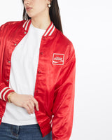 Vintage, 80s, Coca, Cola, Satin, Bomber, Jacket, The Real Deal, size medium, colour Red, newtown, sydney, australia, thrift store, opshop, preloved, secondhand, sustainable, retro, antique, 70s, 80s, 90s, 2000s, 00s, fashion, clothing, streetwear, trendy, garment, style, boutique, store, shop, archive, sale, cheap, best, top, Jackets