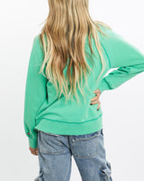 Vintage, 90s, Ralph, Lauren, Polo, Jeans, Co., Sweatshirt, The Real Deal, size extra small, colour Green, newtown, sydney, australia, thrift store, opshop, preloved, secondhand, sustainable, retro, antique, 70s, 80s, 90s, 2000s, 00s, fashion, clothing, streetwear, trendy, garment, style, boutique, store, shop, archive, sale, cheap, best, top, Sweats and hoodies