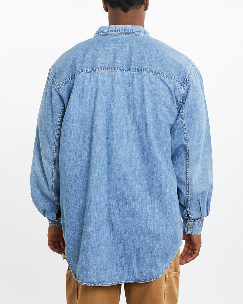 Vintage Levi's Denim Button Up Shirt <br>XL , The Real Deal , newtown, sydney, australia, thrift store, opshop, preloved, secondhand, sustainable, retro, antique, 70s, 80s, 90s, 2000s, 00s, fashion, clothing, streetwear, trendy, garment, style, boutique, store, shop, archive, sale, cheap, best, top
